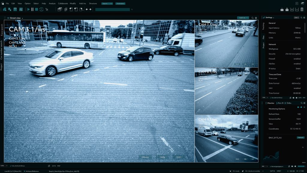 Head-on crash traffic camera